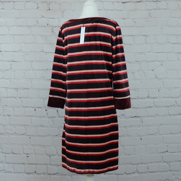 NWT SANCTUARY Katia Velvet Striped Sheath Dress … - Picture 4 of 8